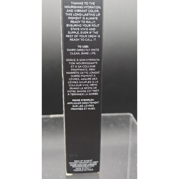 Deck Of Scarlet Lip Pigment Longwear Cosmetics Bold Burnt Orange Italy - Picture 2 of 2